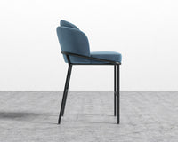 Angelo Counter Stool - Plush Velvet - Solstice - Black