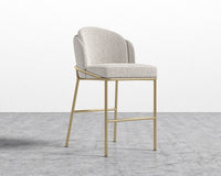 Angelo Counter Stool - Chatou Boucle -Pearl - Brass