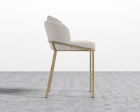 Angelo Counter Stool - Chatou Boucle -Pearl - Brass