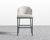 Angelo Counter Stool - Trento Eggshell - Black
