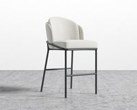 Angelo Counter Stool - Trento Eggshell - Black