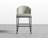 Angelo Counter Stool - Trento Taupe - Black