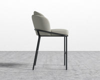 Angelo Counter Stool - Trento Taupe - Black
