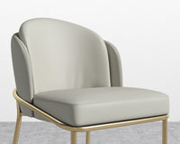 Angelo Counter Stool - Trento Taupe - Brass