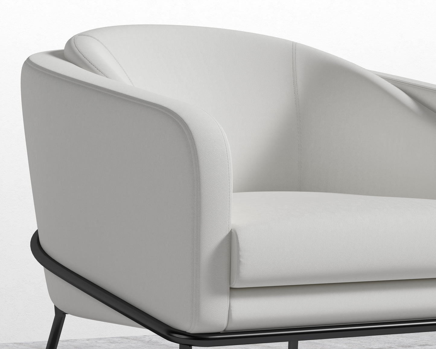 Angelo Lounge Chair - Trento Eggshell