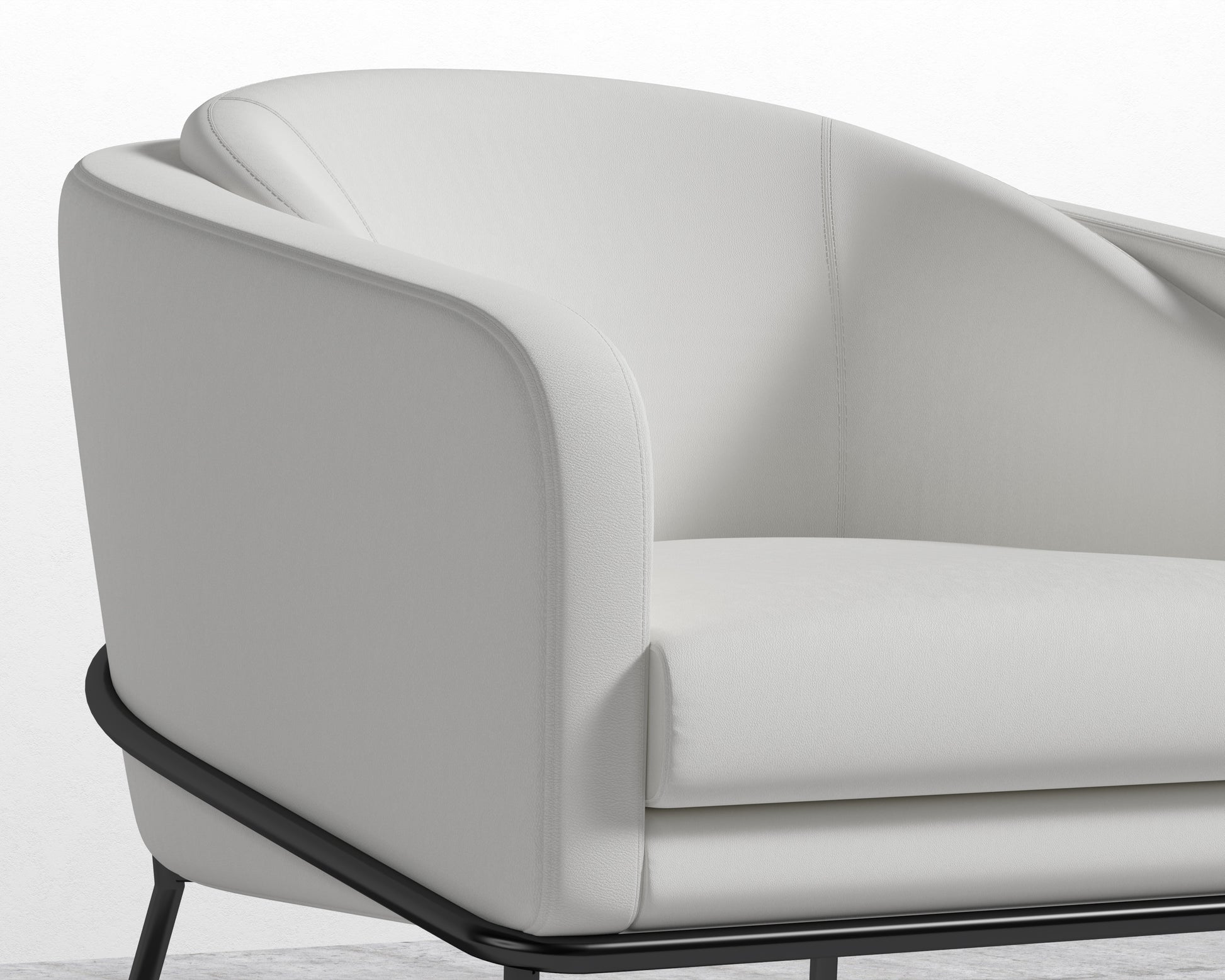 Angelo Lounge Chair - Trento Eggshell
