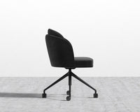 Angelo Office Chair - Plush Velvet - Black