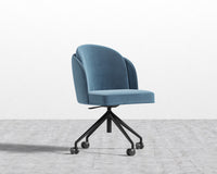 Angelo Office Chair - Plush Velvet - Solstice