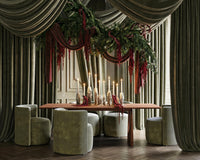 Arco Dining Table Scene - Christmas