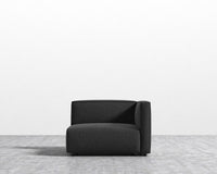 Arya Right Arm Corner - Chatou Boucle - Caviar