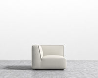 Arya Right Arm Corner - Chatou Boucle - Pearl