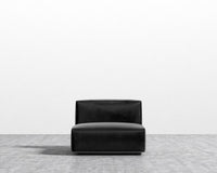 Arya Armless - Plush Velvet - Black 2022