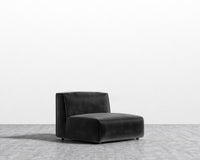 Arya Armless - Plush Velvet - Black 2022