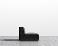 Arya Armless - Plush Velvet - Black 2022