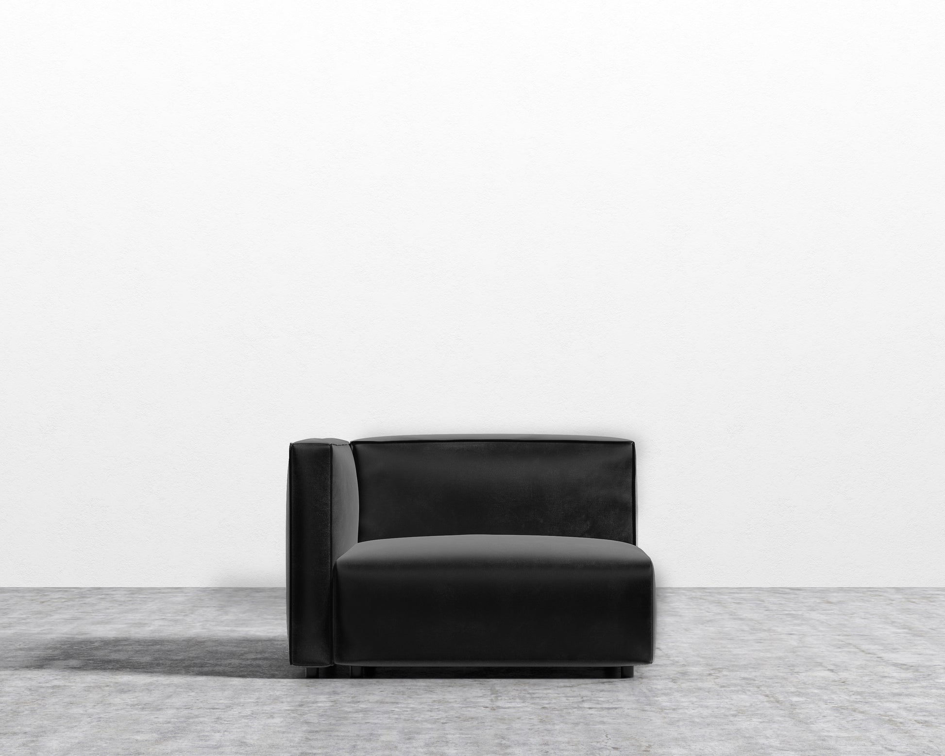 Arya Left Arm - Plush Velvet - Black 2022