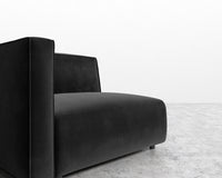 Arya Left Arm - Plush Velvet - Black 2022