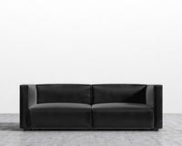 Arya Loveseat - Plush Velvet - Black 2022