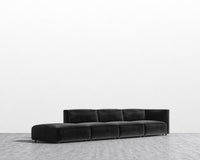 Arya Modular Right Hand Facing - Plush Velvet - Black 2022