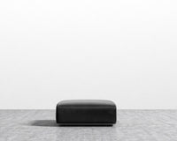 Arya Ottoman - Plush Velvet - Black 2022