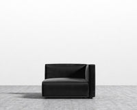 Arya Right Arm - Plush Velvet - Black 2022