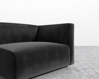 Arya Right Arm - Plush Velvet - Black 2022