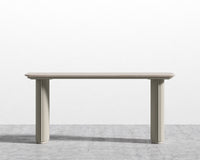 Athena Desk 63 - Alabaster - Travertine