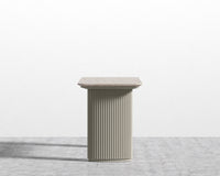 Athena Desk 63 - Alabaster - Travertine