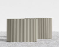 Athena Standing Desk - Base - Alabaster Matte Lacquer