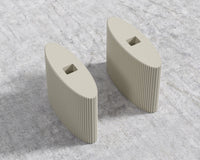 Athena Standing Desk - Base - Alabaster Matte Lacquer