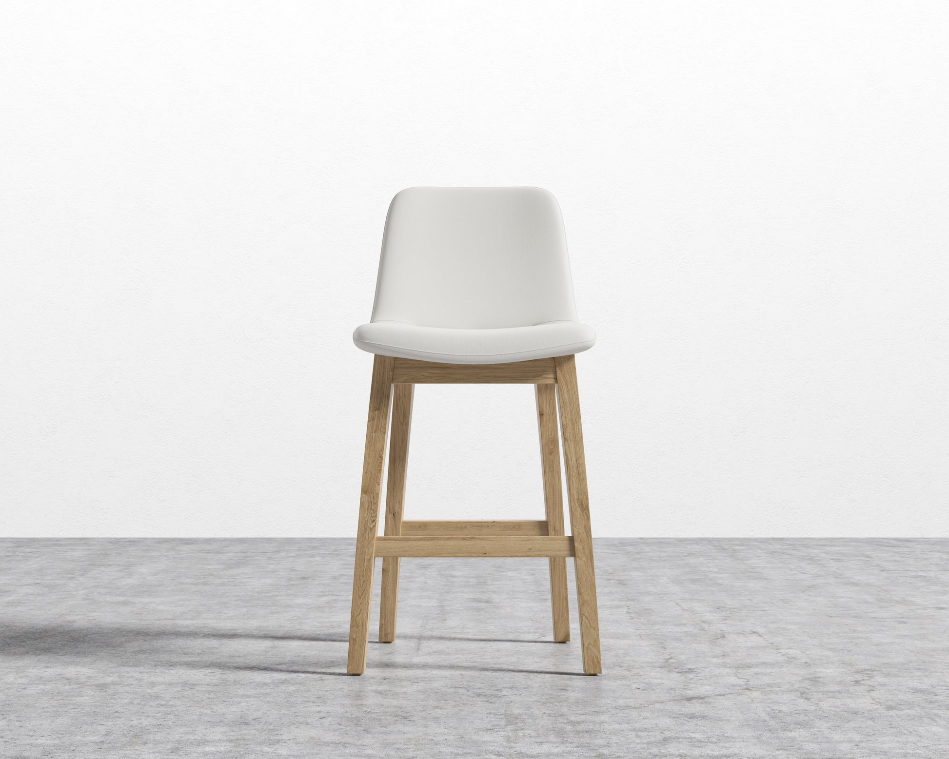 Aubrey Counter Stool - Trento Eggshell - Natural Stain