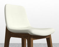 Aubrey Counter Stool - Monaco Cream -  Walnut Stain
