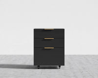 Augustus Storage Unit - Black Oak Veneer