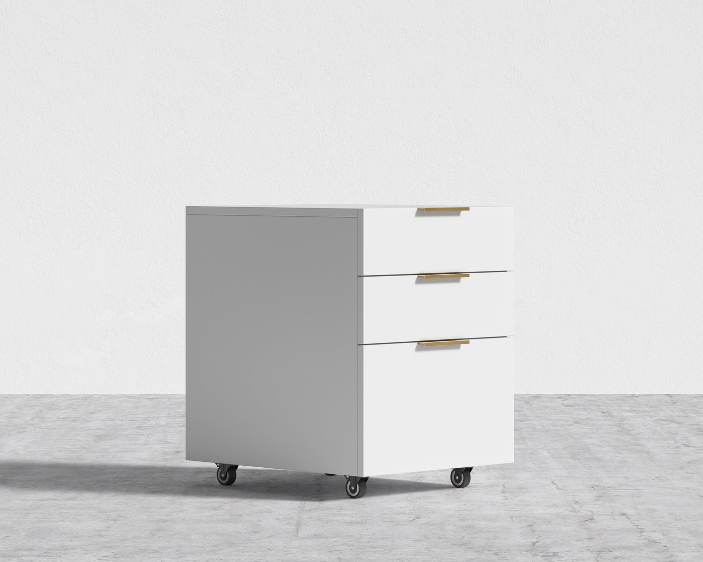 Augustus Storage Unit - Glossy White Lacquer