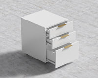 Augustus Storage Unit - Glossy White Lacquer