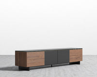 Augustus TV Stand - Black Marble