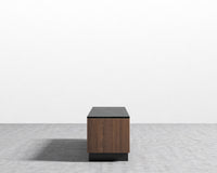 Augustus TV Stand - Black Marble