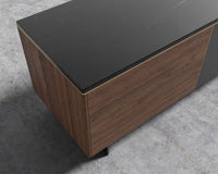 Augustus TV Stand - Black Marble