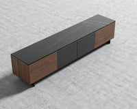Augustus TV Stand - Black Marble