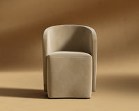 Aulus Dining Chair - Plush Velvet - Dune