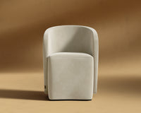 Aulus Dining Chair - Plush Velvet - Oat