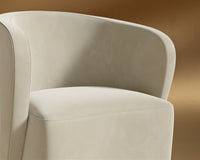 Aulus Dining Chair - Plush Velvet - Oat