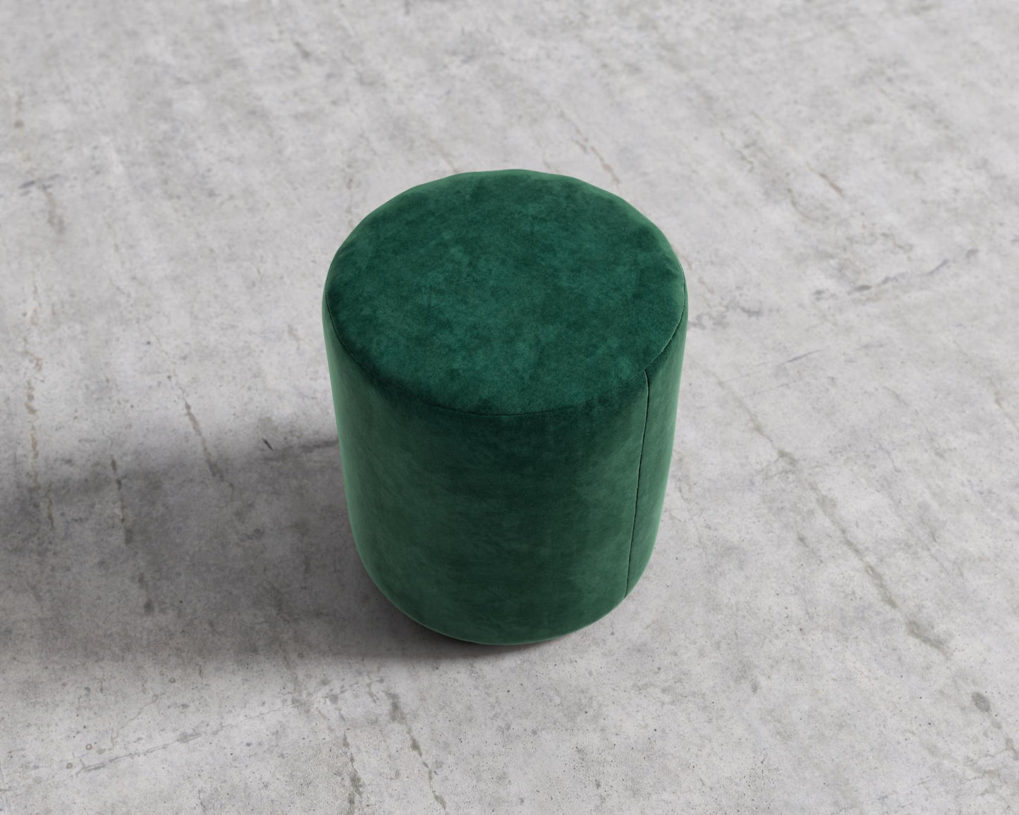 Nova Pouf - Plush Velvet - Moss