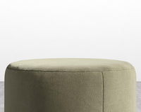 Nova Pouf - Plush Velvet - Olive Green