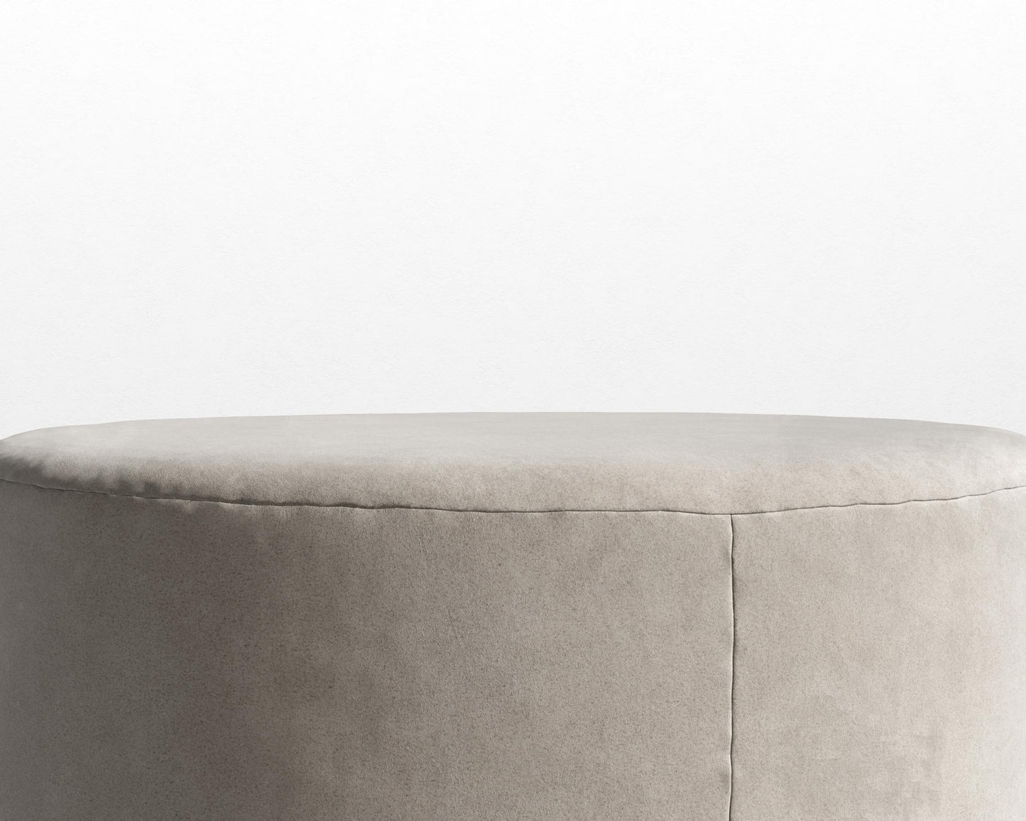 Nova Pouf Large - Venice Vegan Suede - Latte
