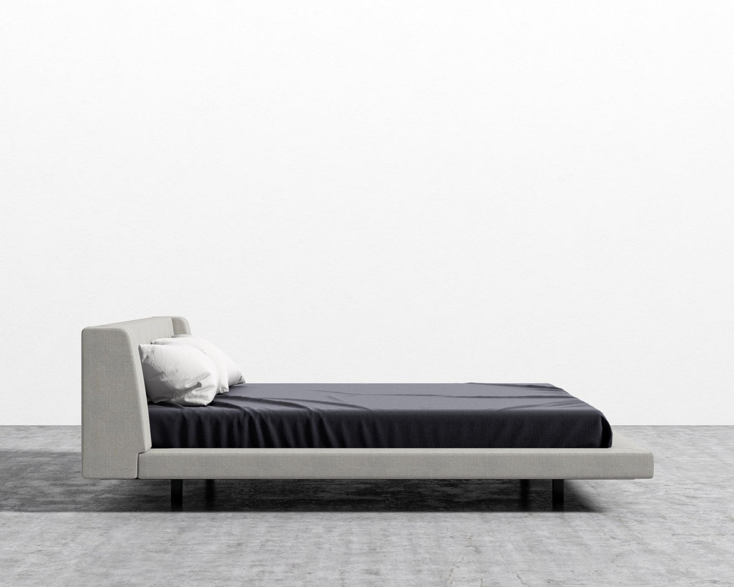 Harper Bed - Leuven Linen - Haze
