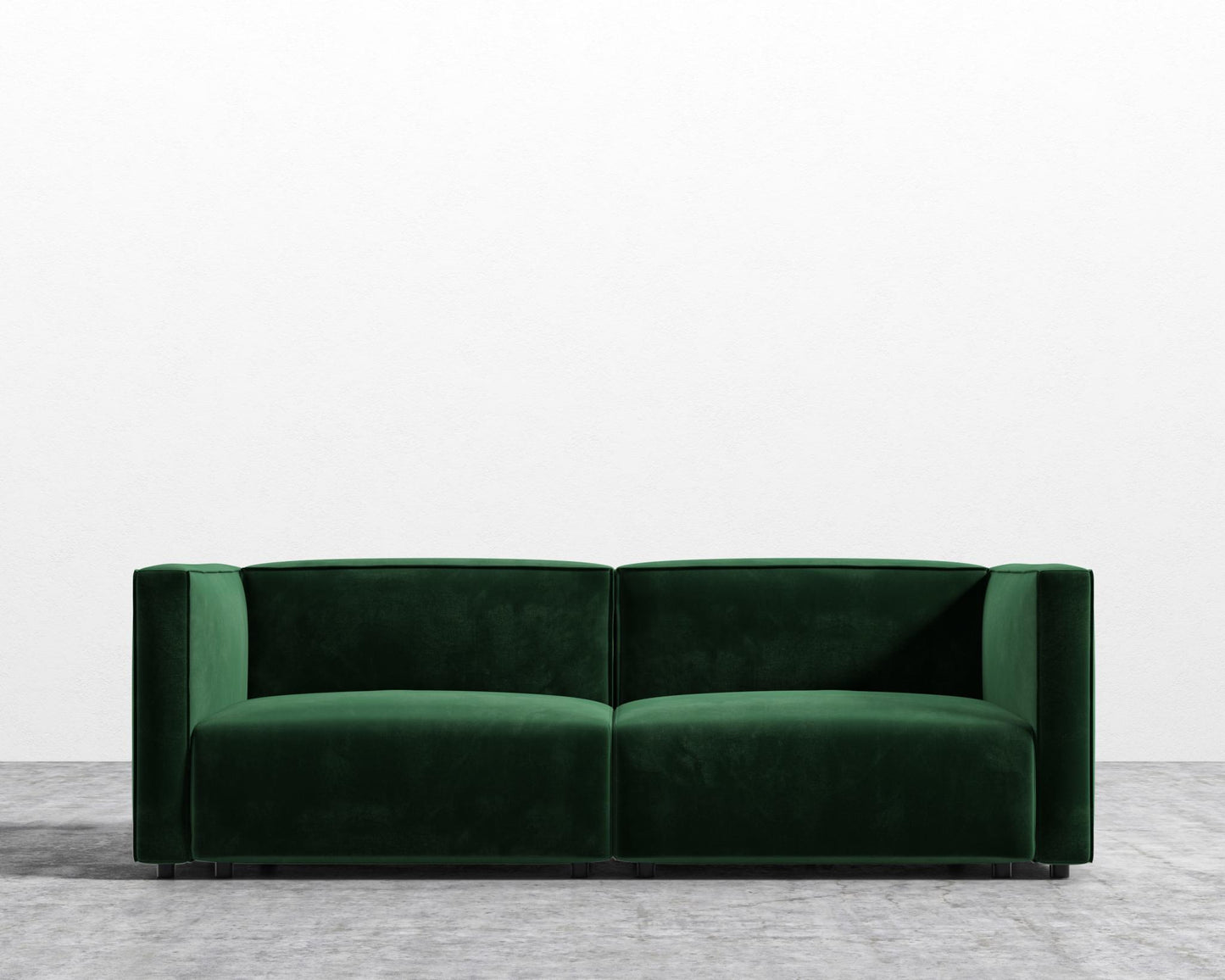 Arya-Loveseat-Plush-Velvet - Moss