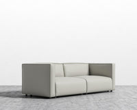 Arya Modular Loveseat - Microfiber - Trento Taupe