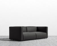 Arya_Loveseat-Microfiber-Leather - Trento Jet Black