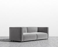 Arya Loveseat - Plush Velvet - Glacier Grey 2022