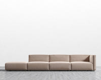 Arya Modular Sectional - Plush Velvet - Blush